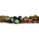 7-8mm Tourmaline Plain Hearts 14 inch 53 beads - The Bead Traders