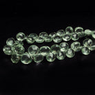 7 - 9mm Prasiolite Faceted Hearts 8 inch 50 beads - The Bead Traders