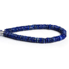 7.5mm Lapis Lazuli Faceted Heishis 8 inch 105 beads - The Bead Traders