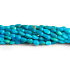 7x4mm Howlite Plain Teardrops 7.5 inch 24 beads - The Bead Traders