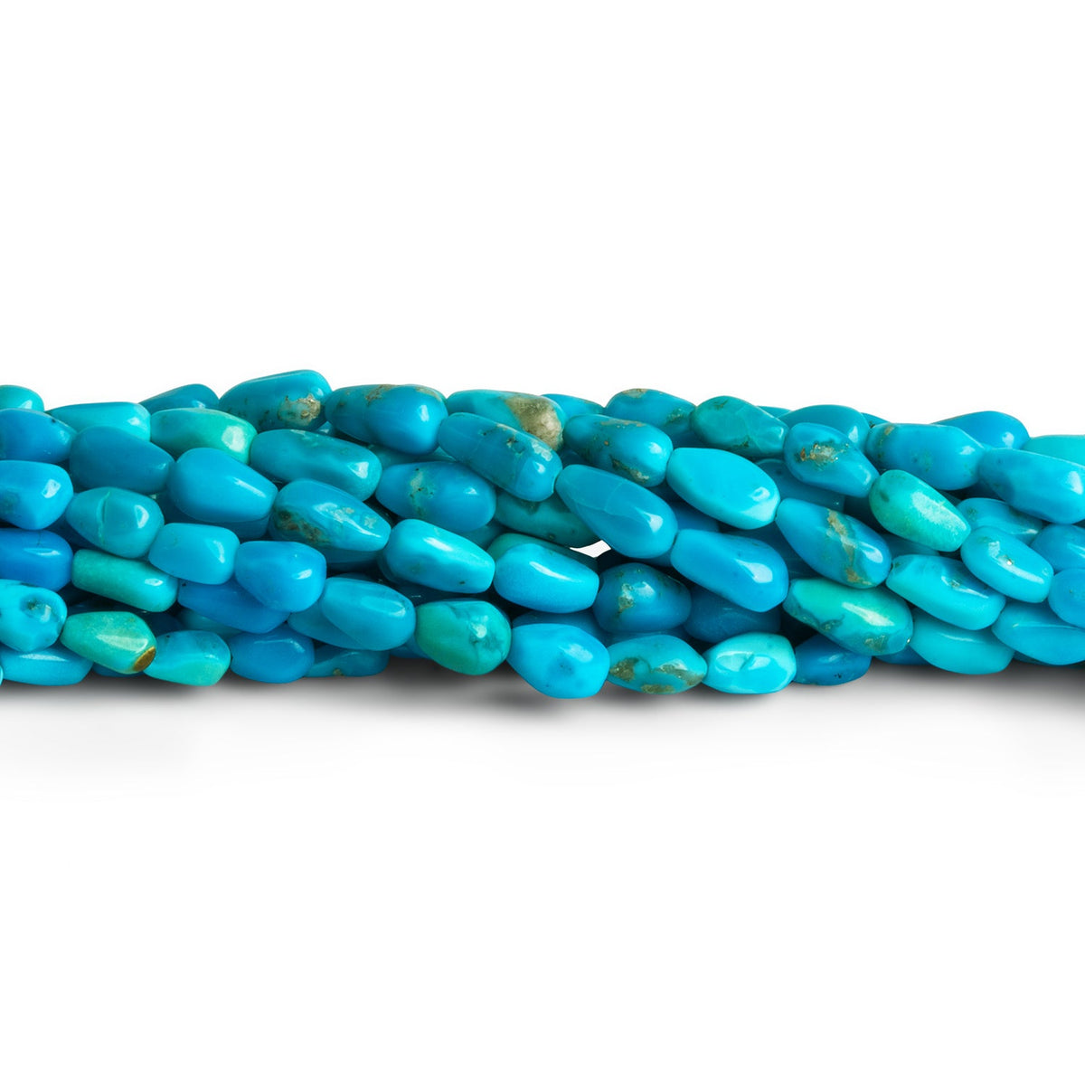 7x4mm Howlite Plain Teardrops 7.5 inch 24 beads - The Bead Traders