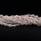 7x4mm Rose Quartz Faceted Teardrops 14 inch 51 beads - The Bead Traders