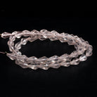 7x4mm Rose Quartz Faceted Teardrops 14 inch 51 beads - The Bead Traders