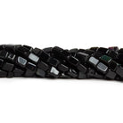 7x5mm Black Obsidian Plain Rectangles 16 inch 42 beads - The Bead Traders