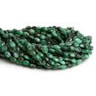 7x5mm Brazilian Emerald Faceted Ovals 12 inch 48 beads - The Bead Traders