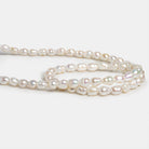 7x5mm Cream Petite Baroque Pearls 15 inch 53 beads - The Bead Traders
