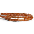 7x5mm Honey Aventurine Plain Tubes 14 inch 48 beads - The Bead Traders
