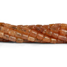 7x5mm Honey Aventurine Plain Tubes 14 inch 48 beads - The Bead Traders