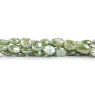 7x5mm Mystic Green Kyanite Plain Ovals 16 inch 58 beads - The Bead Traders