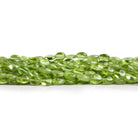 7x5mm Peridot Plain Ovals 15 inch 72 beads - The Bead Traders
