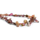 7x5mm Pink Tourmaline Slices 8 inch 50 beads - The Bead Traders