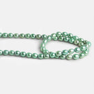 7x6mm Mint Oval Pearls 15 inch 55 beads - The Bead Traders