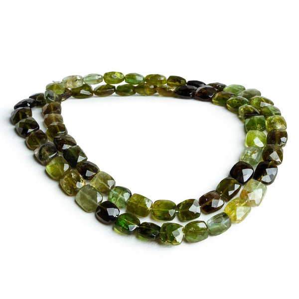 7x6mm Tourmaline Faceted Rectangles 16 inch 63 beads