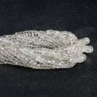 8-11mm Crystal Quartz Plain Heishis 14 inch 75 beads - The Bead Traders