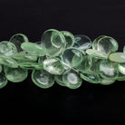 8 - 13mm Fluorite Plain Hearts 8 inch 37 beads - The Bead Traders