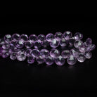 8mm Amethyst Faceted Hearts 8 inch 45 beads - The Bead Traders