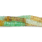 8mm Argentinian Fluorite Plain Heishis 16 inch 100 beads - The Bead Traders