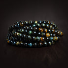 8mm Blue Tiger's Eye Plain Rounds 15 inch 47 beads - The Bead Traders