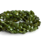 8mm Idocrase Faceted Coins 7.5 inch 23 beads - The Bead Traders