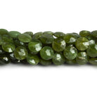 8mm Idocrase Faceted Coins 7.5 inch 23 beads - The Bead Traders