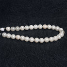8mm Mystic White Quartz Plain Round Beads 8 inch 25 pieces - The Bead Traders
