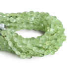 8mm Prehnite Faceted Coins 7.5 inch 23 beads - The Bead Traders