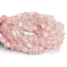 8mm Rose Quartz Faceted Coins 7.5 inch 23 beads - The Bead Traders