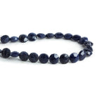 8mm Sodalite Faceted Coins 7.5 inch 23 beads - The Bead Traders