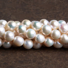 8mm White Off Round Pearls 15 inch 49 beads - The Bead Traders