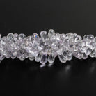 8x4mm Pink Amethyst Faceted Teardrops 8 inch 90 beads - The Bead Traders