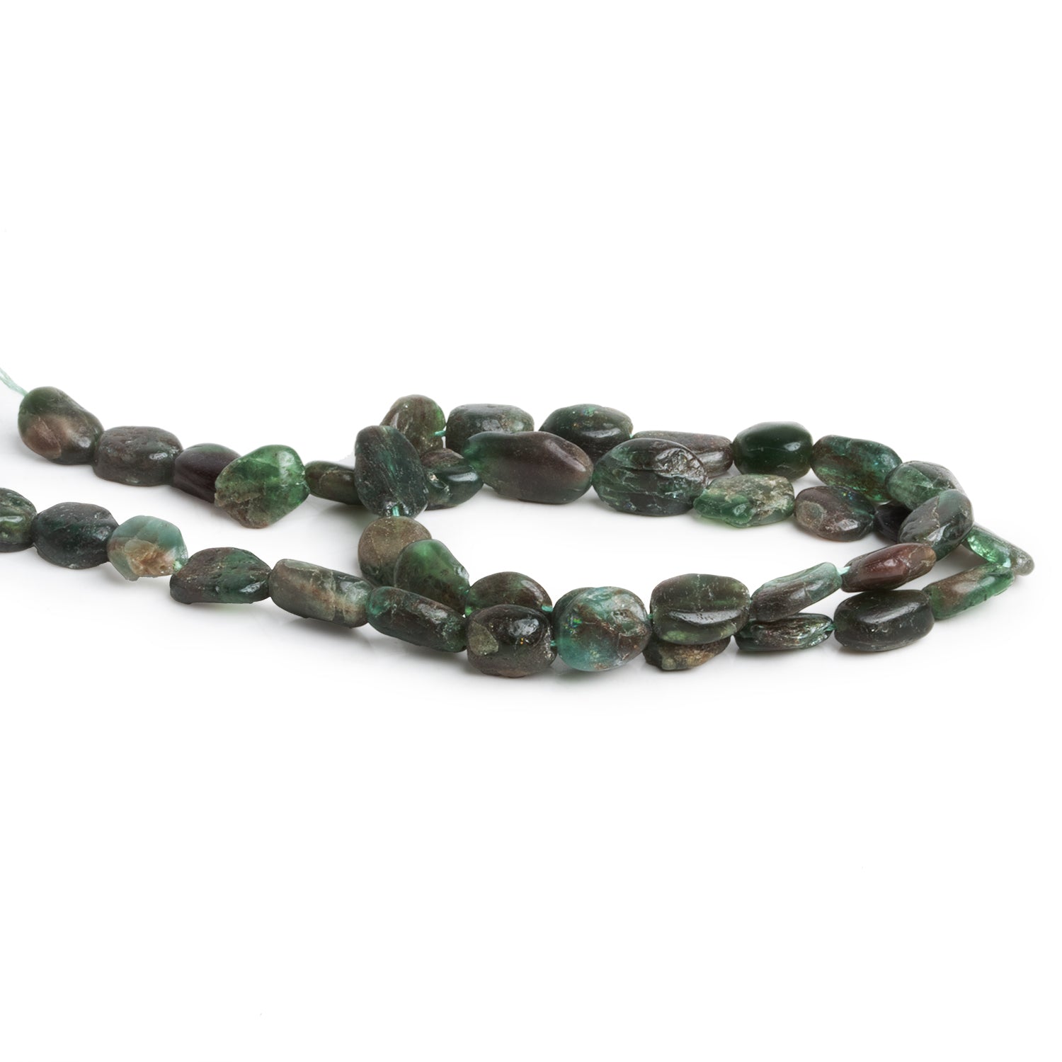 8x6mm Apatite Handcut Ovals 12 inch 38 beads - The Bead Traders