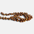 8x6mm Bronze Oval Pearls 16 inch 78 beads - The Bead Traders