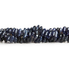 8x6mm Iolite Center Drilled Plain Nuggets 16 inch 115 beads - The Bead Traders