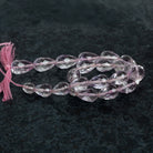 8x6mm Pink Amethyst Faceted Teardrops 8 inch 22 beads - The Bead Traders