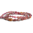 8x6mm Pink Tourmaline Plain Ovals 14 inch 48 beads - The Bead Traders
