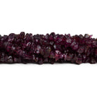 8x6mm Rhodolite Garnet Natural Crystals 15 inch 120 beads - The Bead Traders