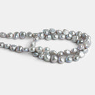 8x7mm Silver Baroque Pearls 15 inch 51 beads - The Bead Traders