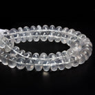 9 - 10mm Ice Quartz Faceted Rondelles 17 inch 68 beads - The Bead Traders