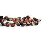9mm Jasper Faceted Hearts 8 inch 45 beads - The Bead Traders