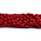 9x3mm Red Coral Rice 16 inch 50 beads - The Bead Traders