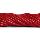 9x3mm Red Coral Tubes 16 inch 44 beads - The Bead Traders