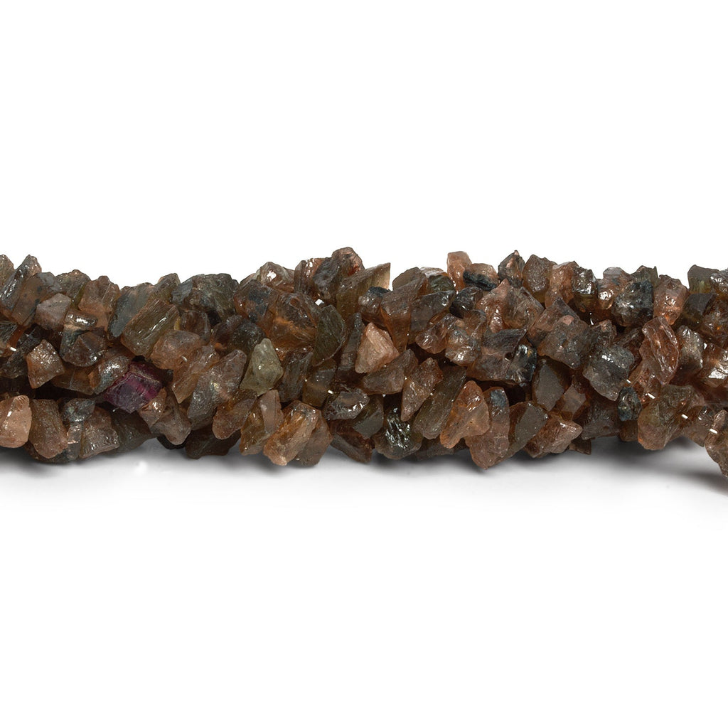 9x5mm Andalusite Natural Crystals 16 inch 120 beads - The Bead Traders