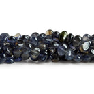9x5mm Iolite Side Drilled Plain Nuggets 16 inch 70 beads - The Bead Traders