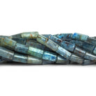 9x5mm Kyanite Tubes 15 inch 37 beads - The Bead Traders