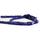 9x5mm Lapis Lazuli Handcut Rectangles 12 inch 35 beads - The Bead Traders