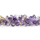 9x6mm Ametrine Faceted Pears 8 inch 53 beads - The Bead Traders