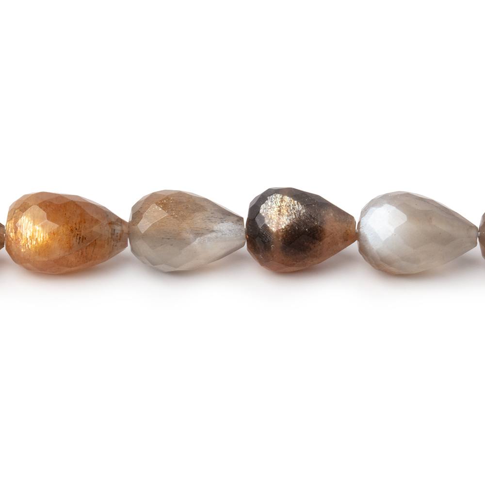 9x6mm Feldspar Straight Drilled Teardrops 7 inch 18 Beads - The Bead Traders
