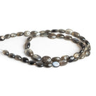 9x7mm Golden Sheen Moonstone Plain Ovals 18 inch 42 beads - The Bead Traders