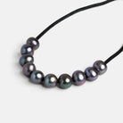 9x8mm Peacock Steel Large Hole Baroque Pearls 10 pieces - The Bead Traders