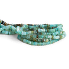 Blue Peruvian Opal Rondelles - Lot of 3 Strands - The Bead Traders